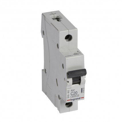 WYŁĄCZNIK NADPRĄDOWY C 20A 1 BIEGUN RX3 - LEGRAND - 419203