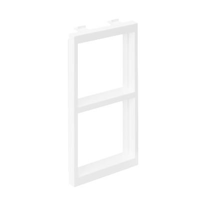 ADAPTER CIMA NA 2 MODUŁY K45 (45x45mm) POZIOMO CZYSTA BIEL - KONTAKT SIMON - S66/9