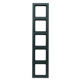 RAMKA PIĘCIOKROTNA ANTRACYT AKSAMIT Q.3 - HAGER - 10156096