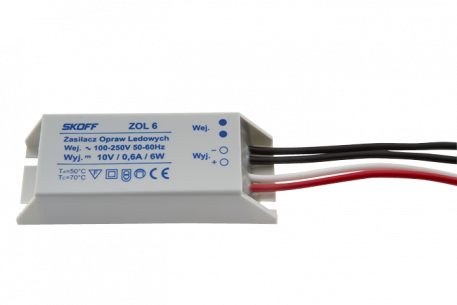 ZASILACZ LED IP68 6W 230V/10V DC ZOL6 - SKOFF - ZL-006-C-1-1-ML-PL-01