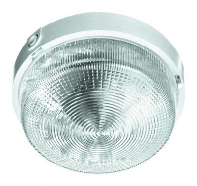 PLAFONIERA IP44 100W E27 RONDO BIAŁA - LENA LIGHTING - 150043