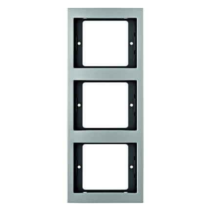 RAMKA POTRÓJNA PIONOWA ALUMINIUM K.5 - HAGER - 13337003