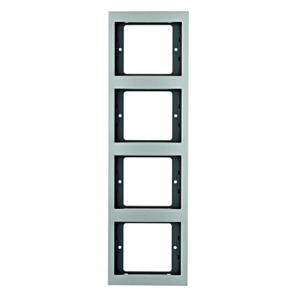 RAMKA POCZWÓRNA PIONOWA ALUMINIUM K.5 - HAGER - 13437003