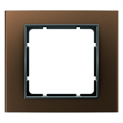 RAMKA POJEDYNCZA POJEDYNCZA ALU BRĄZOWY/ANTRACYT B.3 - HAGER - 10113001