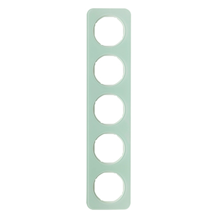 RAMKA PIĘCIOKROTNA SZKŁO BIAŁY R.1 - HAGER - 10152109