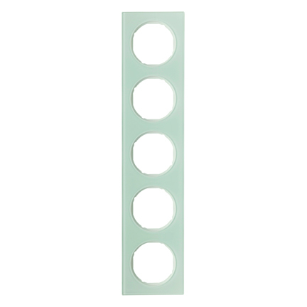 RAMKA PIĘCIOKROTNA SZKŁO BIAŁY R.3 - HAGER - 10152209