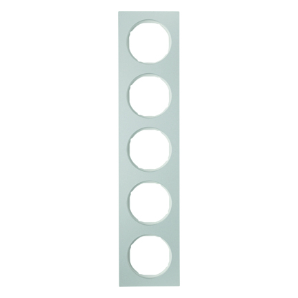 RAMKA PIĘCIOKROTNA ALU/BIAŁY R.3 - HAGER - 10152274