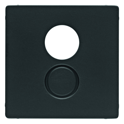 ELEMENT CENTRALNY DO GNIAZDA GŁOŚNIKOWEGO ANTRACYT AKSAMIT Q.1/Q.3 - HAGER - 11966086