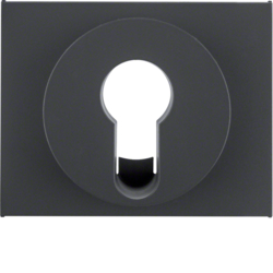 ELEMENT CENTRALNY DO ŁĄCZNIKA NA KLUCZ ANTRACYT MAT LAKIEROWANY K.1 - HAGER - 15057006