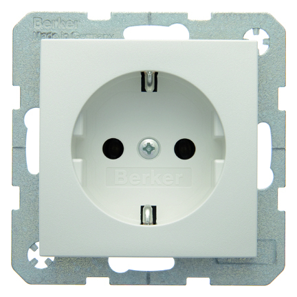 GNIAZDO SCHUKO BIAŁY S.1/B.3/B.7  - HAGER - 41431909