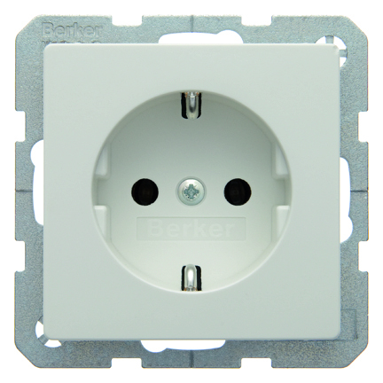 GNIAZDO SCHUKO BIAŁY AKSAMIT Q.1 - HAGER - 41436089