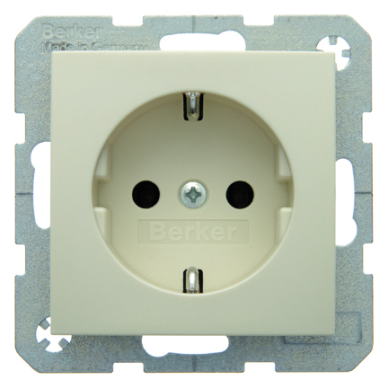 GNIAZDO SCHUKO KREMOWY POŁYSK S.1 - HAGER - 41438982