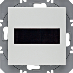 PRZYCISK POJEDYNCZY PŁASKI Z BATERIĄ SŁONECZNĄ BIAŁY MAT S.1/B.3/B.7 KNX RF  - HAGER - 85655188