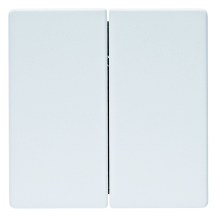 PRZYCISK PODWÓJNY QUICKLINK BIAŁY Q.1/Q.3 KNX RF  - HAGER - 85146129