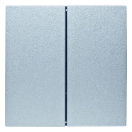 PRZYCISK PODWÓJNY QUICKLINK ALU MAT B.7 KNX RF  - HAGER - 85146183