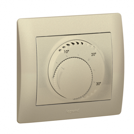 REGULATOR TEMPERATURY ZE STYKIEM TITAN 230V~ SISTENA LIFE - LEGRAND - 775686