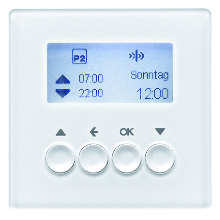 ŻALUZJOWY ŁĄCZNIK CZASOWY Z WYŚWIETLACZEM BIAŁY Q.1/Q.3 - HAGER - 85741129