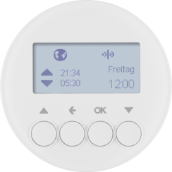 ŻALUZJOWY ŁĄCZNIK CZASOWY QUICKLINK BIAŁY POŁYSK R.1/R.3 KNX RF  - HAGER - 85745139
