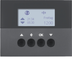 ŻALUZJOWY ŁĄCZNIK CZASOWY QUICKLINK ANTRACYT MAT K.1 KNX RF  - HAGER - 85745175