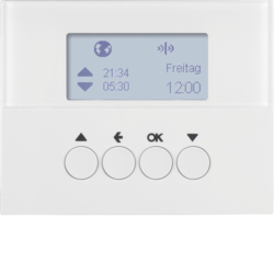 ŻALUZJOWY ŁĄCZNIK CZASOWY QUICKLINK BIAŁY POŁYSK K.1 KNX RF  - HAGER - 85745179