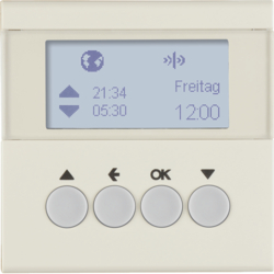 ŻALUZJOWY ŁĄCZNIK CZASOWY QUICKLINK KREM POŁYSK S.1 KNX RF - HAGER - 85745182