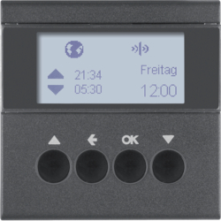 ŻALUZJOWY ŁĄCZNIK CZASOWY QUICKLINK ANTRACYT MAT S.1/B.3/B.7 KNX RF - HAGER - 85745185