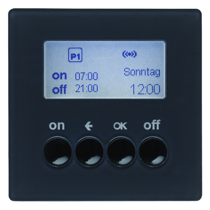 ŁĄCZNIK CZASOWY QUICKLINK ANTRACYT Q.1/Q.3 KNX RF  - HAGER - 85745226
