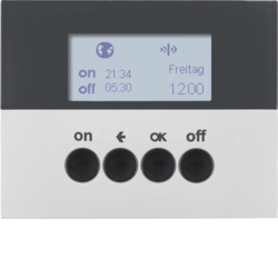 ŁĄCZNIK CZASOWY QUICKLINK ALU LAKIEROWANY K.5 KNX RF  - HAGER - 85745277