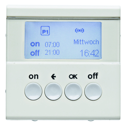 ŁĄCZNIK CZASOWY QUICKLINK KREM POŁYSK S.1 KNX RF  - HAGER - 85745282