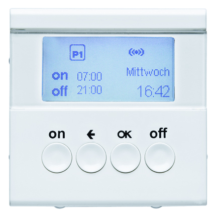 ŁĄCZNIK CZASOWY QUICKLINK BIAŁY POŁYSK S.1/B.3/B.7 KNX RF - HAGER - 85745289