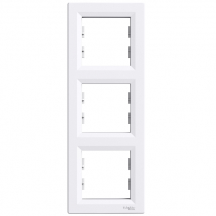 RAMKA POTRÓJNA PIONOWA BIAŁA ASFORA - SCHNEIDER ELECTRIC - EPH5810321