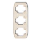 Ramka pionowa potrójna beżowa - KARLIK - 1RV-3