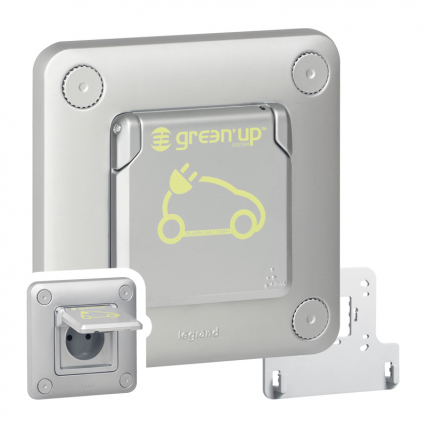 GNIAZDO POJEDYNCZE Z UZIEMIENIEM GREEN SOLIROC - LEGRAND - 077897