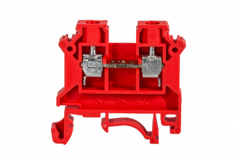 ZŁĄCZKA SZYNOWA GWINTOWA 4MM2 TS 32 35 1 TOR ZSG1-4,0NC CZERWONY ZUG - SIMET - 11321311