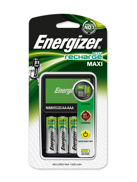 ŁADOWARKA MAXI + AKUMULATORY AA/4SZT 2000MAH POWER PLUS - ENERGIZER - 7638900321401