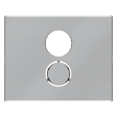 ELEMENT CENTRALNY DO GNIAZDA GŁOŚNIKOWEGO STAL SZLACHETNA NIERDZEWNA K.5 - HAGER - 11847004