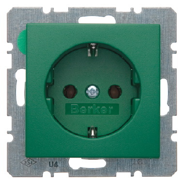 GNIAZDO SCHUKO ZIELONY S.1/B.3/B.7 - HAGER - 47431913