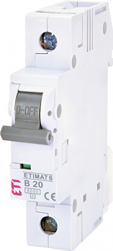 WYŁĄCZNIK NADPRĄDOWY ETIMAT 6 1P B20 - ETI - 002111517