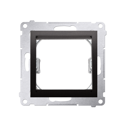 Adapter (przejściówka) na osprzęt standardu 45 × 45 mm; antracyt  *Do gniazd teleinformatycznych Simon Connect - KONTAKT SIMON - DA45.01/48