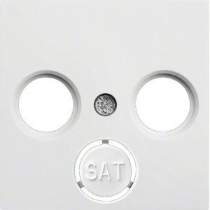 ELEMENT CENTRALNY RTV-SAT BIAŁY LUMINA SOUL - HAGER - WL6310
