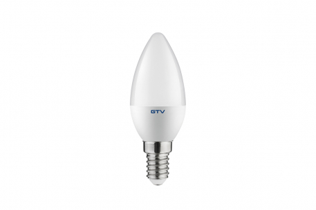ŻARÓWKA LED E14 C30 6W 470LM 3000K ŚWIECZKA ODPOWIEDNIK 40W - GTV - LD-SMGC30B-60