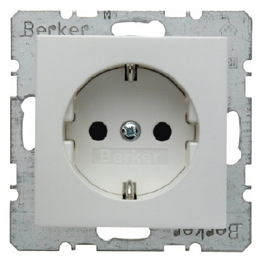 GNIAZDO SCHUKO BIAŁY S.1/B.3/B.7  - HAGER - 47231909