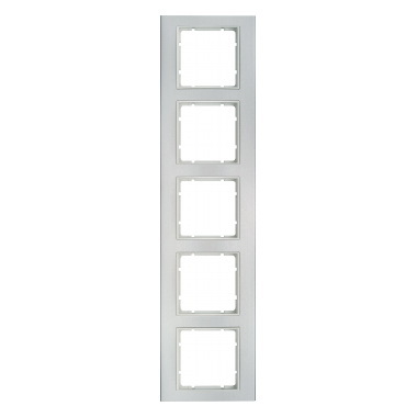 RAMKA PIĘCIOKROTNA ALUMINIOWA BIAŁY B.3 - HAGER - 10153904