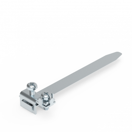 OPASKA UZIEMIAJĄCA 1/8-3/8 DŁUGOŚĆ 120MM. SZEROKOŚĆ 14MM 64.1/E - ELKO-BIS - 96440101