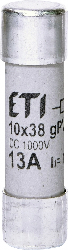 WKŁADKA TOPIKOWA CYLINDRYCZNA PV CH10X38 GPV 13A/1000V UL - ETI - 002625137