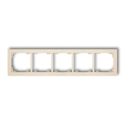 DECO; Ramka uniwersalna pięciokrotna - KARLIK - 1DR-5