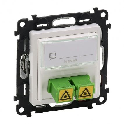 GNIAZDO ŚWIATŁOWOD SC/APC BIAŁY VALENA LIFE - LEGRAND - 753130