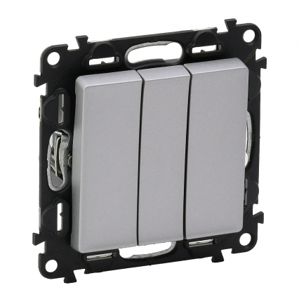 ŁĄCZNIK POTRÓJNY ALUMINIUM VALENA LIFE - LEGRAND - 752303