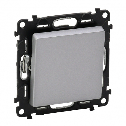 PRZYCISK PRZEŁĄCZY NO/NC ALUMINIUM 6 A - 250 V~ VALENA LIFE - LEGRAND - 752311
