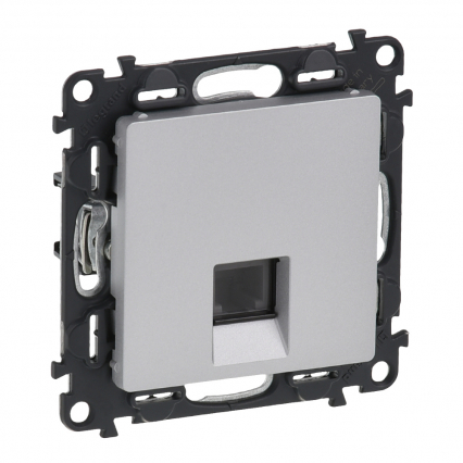 GNIAZDO 1 X RJ 13 ALUMINIUM VALENA LIFE - LEGRAND - 753338